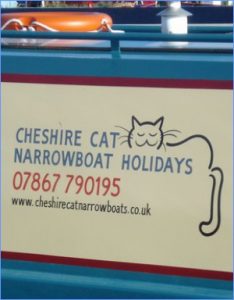 Cheshire Cat Narrowboat Holidays 07867 790195